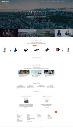 2017年网站设计师精选TOP10制造业公司网站范例